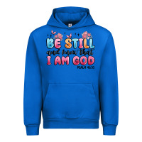 Cobalt be still and know that i am god psalm 46 10 Urban Hoodie - MaliasSmallBusiness