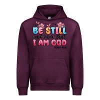 Mauve Wine be still and know that i am god psalm 46 10 Urban Hoodie - MaliasSmallBusiness