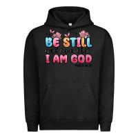 Pigment Black be still and know that i am god psalm 46 10 Urban Hoodie - MaliasSmallBusiness