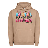 Pigment Burro be still and know that i am god psalm 46 10 Urban Hoodie - MaliasSmallBusiness