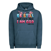 Pigment Midnight Navy be still and know that i am god psalm 46 10 Urban Hoodie - MaliasSmallBusiness