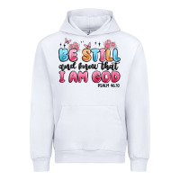 White be still and know that i am god psalm 46 10 Urban Hoodie - MaliasSmallBusiness