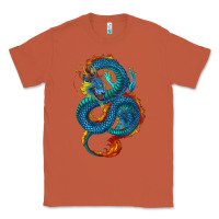 Copper blue dragon Classic Tee - RanaPortraitStore