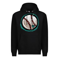 Black glitter baseball Premium Hoodie - Jasminsmagicworld