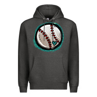 Charcoal Heather glitter baseball Premium Hoodie - Jasminsmagicworld