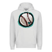 Dove Grey glitter baseball Premium Hoodie - Jasminsmagicworld
