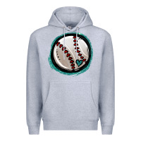 Heather Grey glitter baseball Premium Hoodie - Jasminsmagicworld
