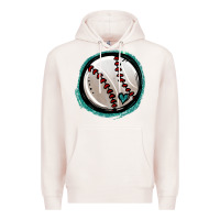 Pale Pink glitter baseball Premium Hoodie - Jasminsmagicworld