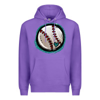 Purple glitter baseball Premium Hoodie - Jasminsmagicworld