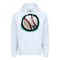 White glitter baseball Premium Hoodie - Jasminsmagicworld