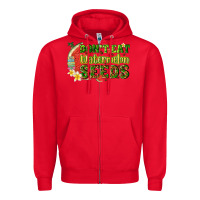 Red dont eat watermelon seeds with summer Zipper Hoodie - texasbilliewilder