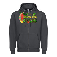 Smoke dont eat watermelon seeds with summer Zipper Hoodie - texasbilliewilder