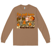 Toasted Coconut im just here for the snacks basketball sister Long Sleeve Tee - Zillion Design Studio
