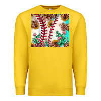 Lemon baseball leopard turquoise cactus sunflower Premium Sweatshirt - JahusDesignShop