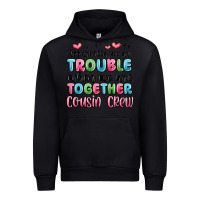 Black apparently we are trouble when we are together cou Urban Hoodie - MaliasSmallBusiness