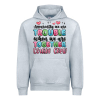 Heather Grey apparently we are trouble when we are together cou Urban Hoodie - MaliasSmallBusiness