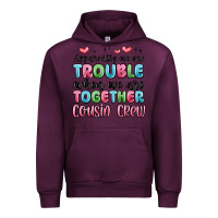Mauve Wine apparently we are trouble when we are together cou Urban Hoodie - MaliasSmallBusiness
