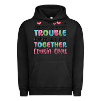 Pigment Black apparently we are trouble when we are together cou Urban Hoodie - MaliasSmallBusiness