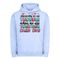 Pigment Grape Ice apparently we are trouble when we are together cou Urban Hoodie - MaliasSmallBusiness