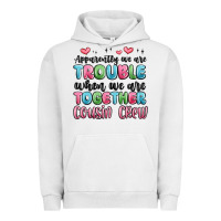 Pigment Lunar Rock apparently we are trouble when we are together cou Urban Hoodie - MaliasSmallBusiness