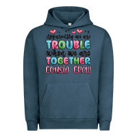 Pigment Midnight Navy apparently we are trouble when we are together cou Urban Hoodie - MaliasSmallBusiness