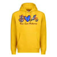 Lemon Peace Love Motocross Premium Hoodie - RanaPortraitStore