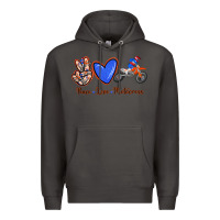 Smoke Peace Love Motocross Premium Hoodie - RanaPortraitStore
