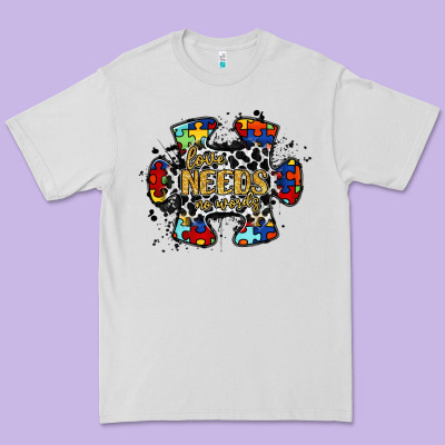 Love Needs No Words 2 Premium Tee Designed By Racoondesign