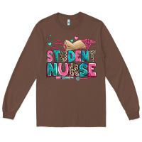 Chestnut student nurse Long Sleeve Tee - Zillion Design Studio