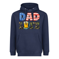 Navy dad life Heavyweight Hoodie - HRA Design Shop