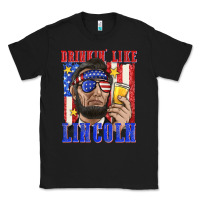 Black drinking like lincoln Classic Tee - texasbilliewilder