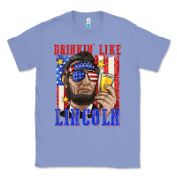 Colony Blue drinking like lincoln Classic Tee - texasbilliewilder