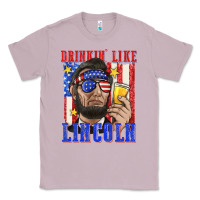 Lilac drinking like lincoln Classic Tee - texasbilliewilder