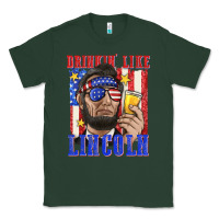 Sports Green drinking like lincoln Classic Tee - texasbilliewilder
