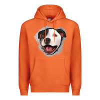 Carrot pittbull gray glitter Premium Hoodie - Jasminsmagicworld