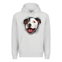Dove Grey pittbull gray glitter Premium Hoodie - Jasminsmagicworld
