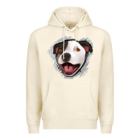 Sandshell pittbull gray glitter Premium Hoodie - Jasminsmagicworld