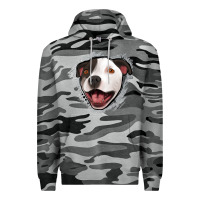 Slate Camo pittbull gray glitter Premium Hoodie - Jasminsmagicworld