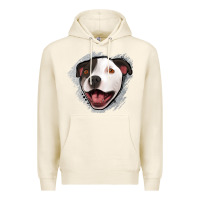 Tofu pittbull gray glitter Premium Hoodie - Jasminsmagicworld
