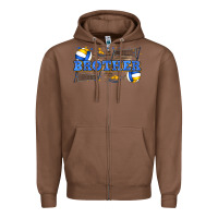 Chestnut brother volleyball Zipper Hoodie - Zillion Design Studio