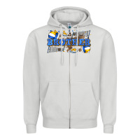 Brother Volleyball Zipper Hoodie | Teevron