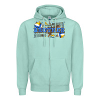 Seafoam brother volleyball Zipper Hoodie - Zillion Design Studio