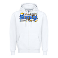 White brother volleyball Zipper Hoodie - Zillion Design Studio