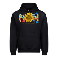 Black autism mom life sunflower Urban Hoodie - MaliasSmallBusiness