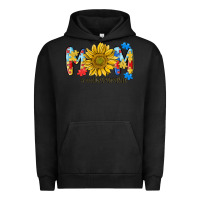 Pigment Black autism mom life sunflower Urban Hoodie - MaliasSmallBusiness