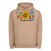 Pigment Burro autism mom life sunflower Urban Hoodie - MaliasSmallBusiness