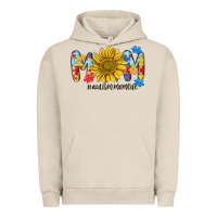 Pigment French Oak autism mom life sunflower Urban Hoodie - MaliasSmallBusiness