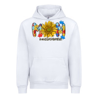 White autism mom life sunflower Urban Hoodie - MaliasSmallBusiness