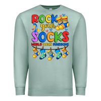 Seafoam rock your  world down syndrome Premium Sweatshirt - Artiststas