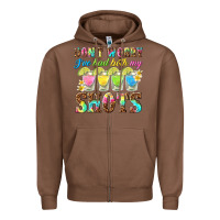 Chestnut dont worry ive had both my shots Zipper Hoodie - texasbilliewilder